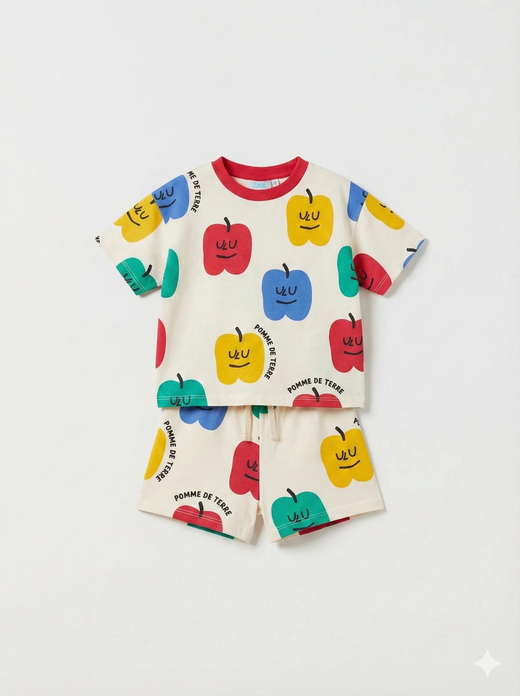 Kokarcia Peperoni completo bambino cotone t-shirt+shorts