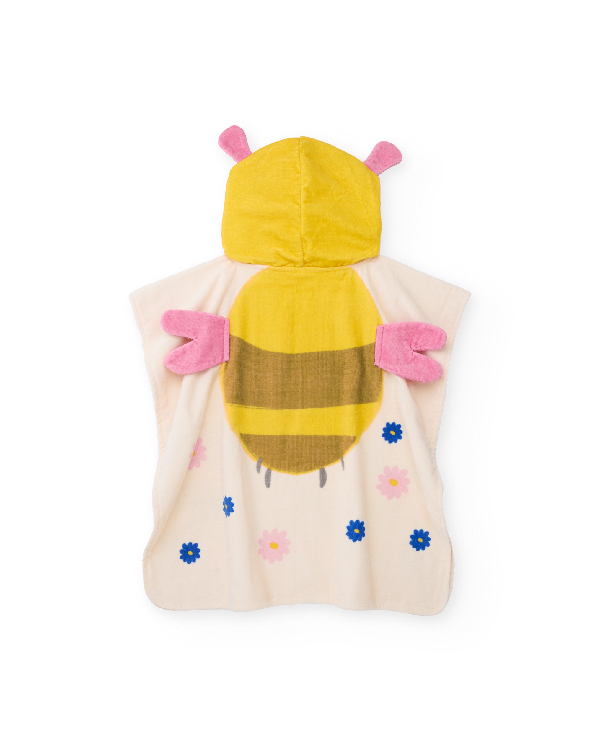 TucTuc Asciugamani Poncho Neonato Giallo con Cappuccio