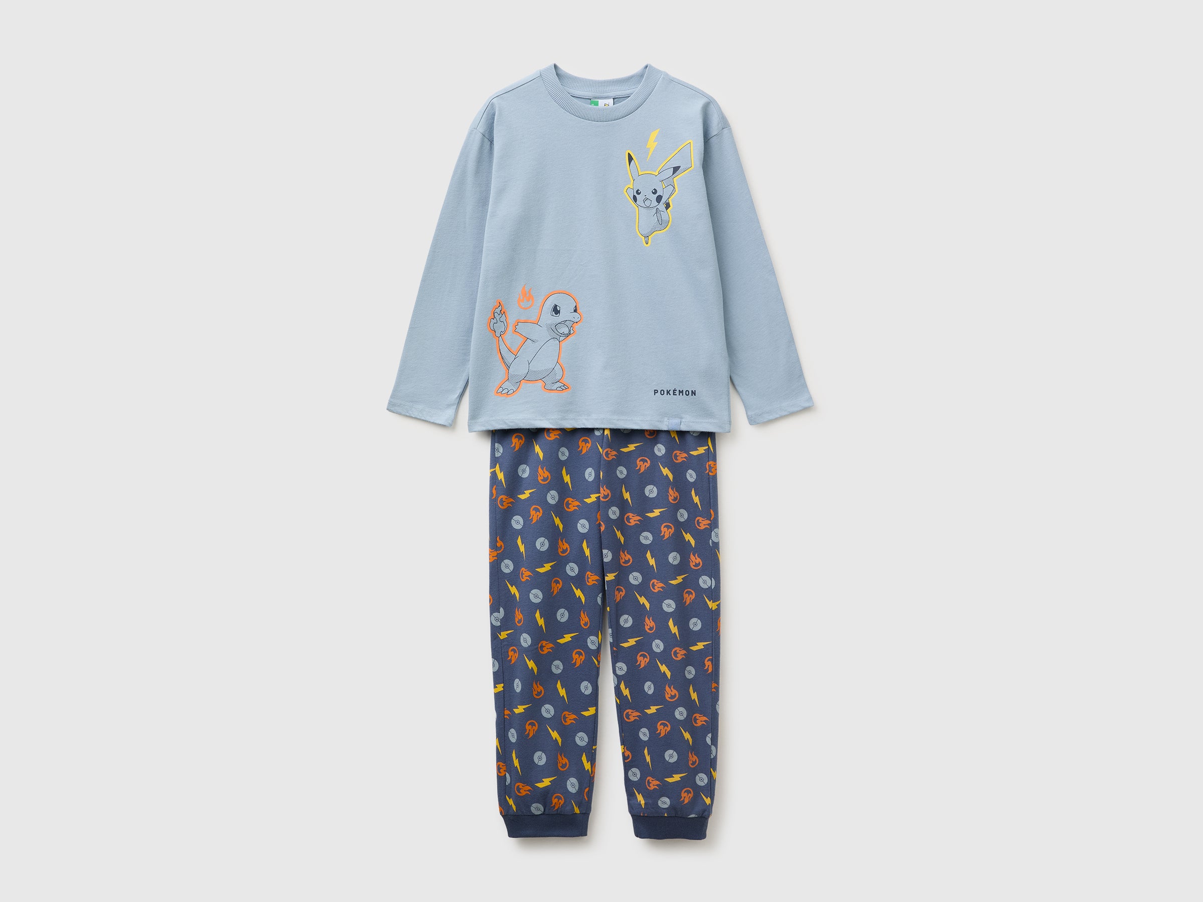 United Colors of Benetton pigiama Pokémon bimbo cotone caldo