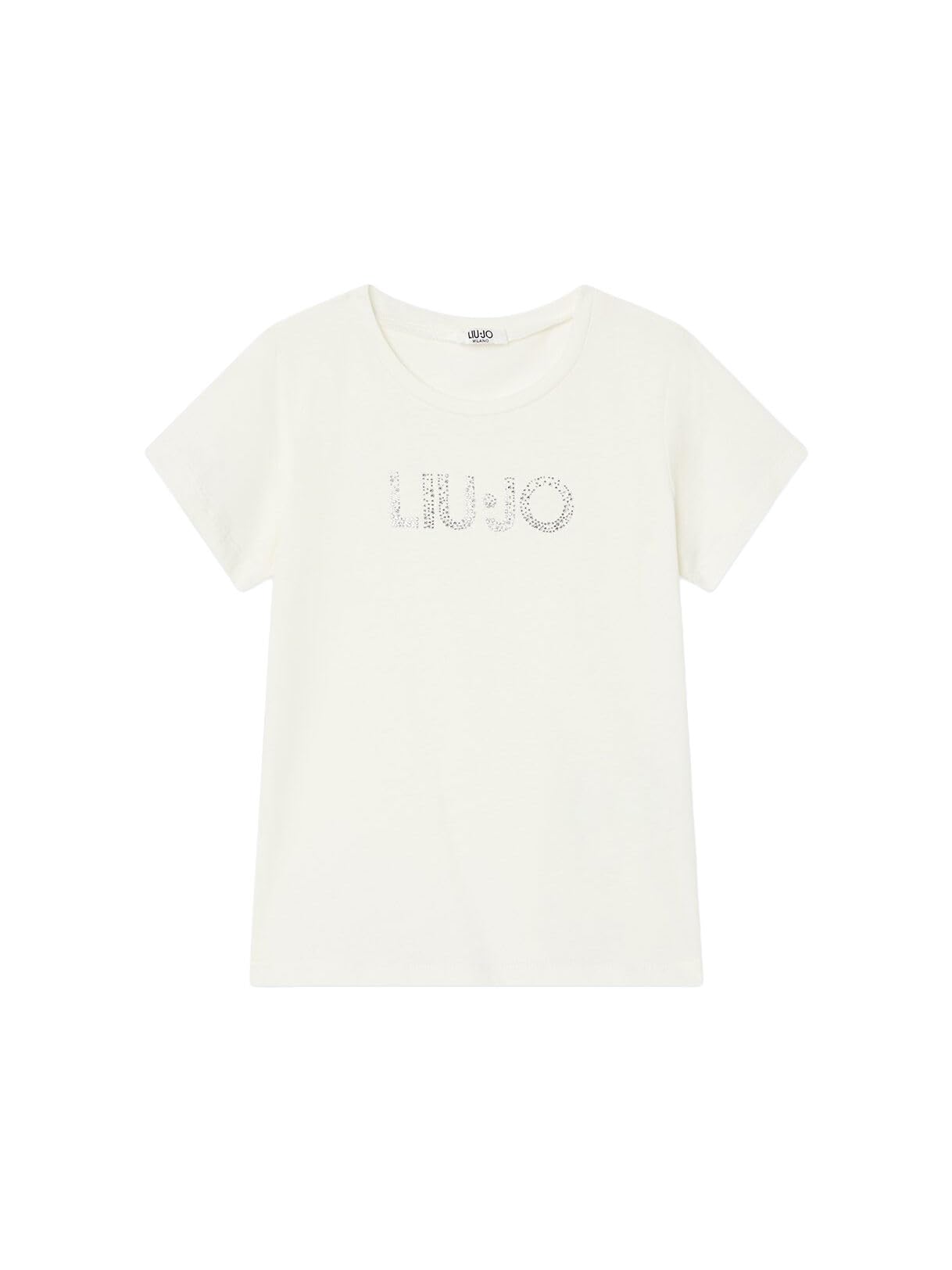 Liu Jo T-Shirt Logo Donna L Jersey Cotone Girocollo Nera