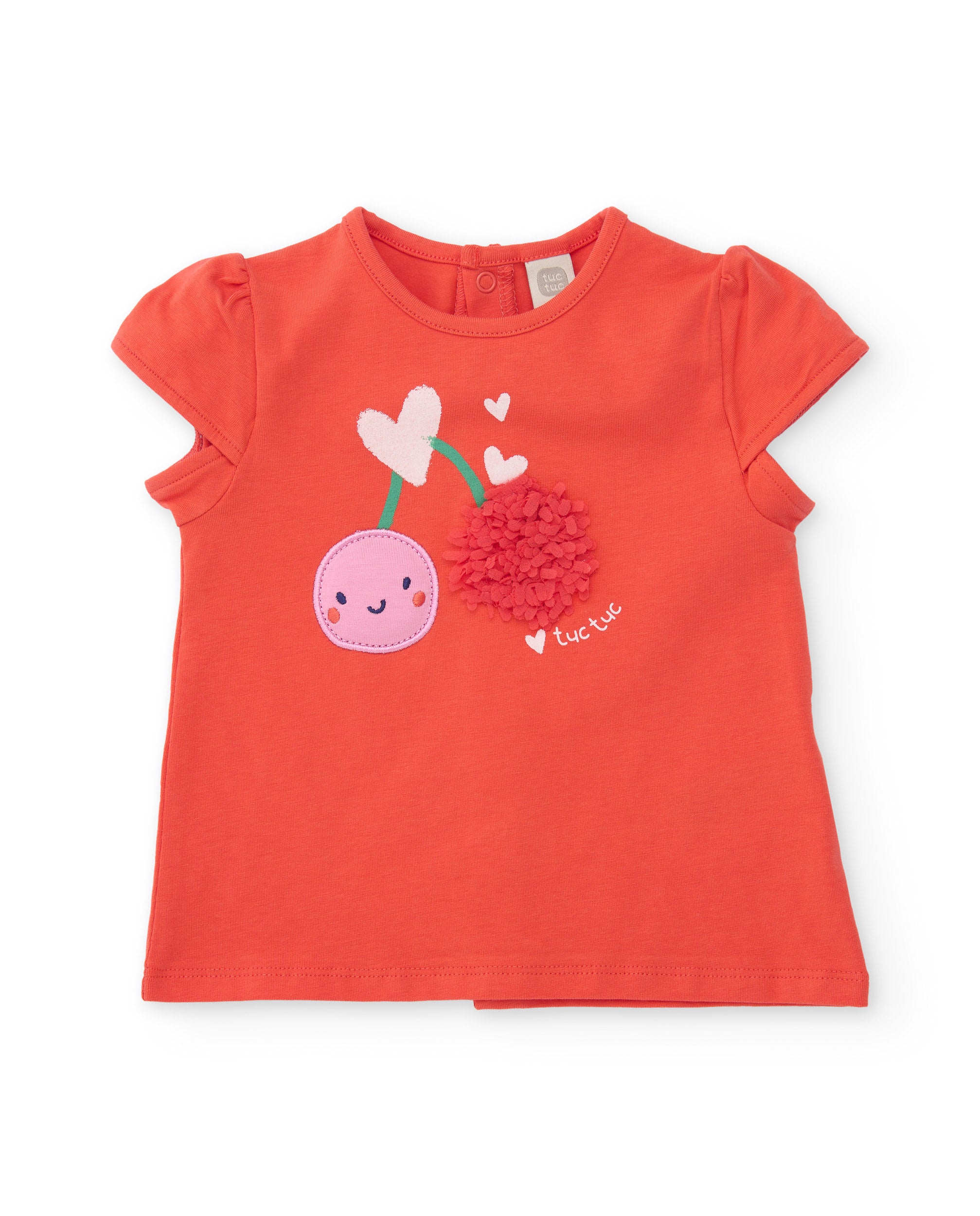 TucTuc Completi Completino Neonata Rosa Tre Pezzi Frutta