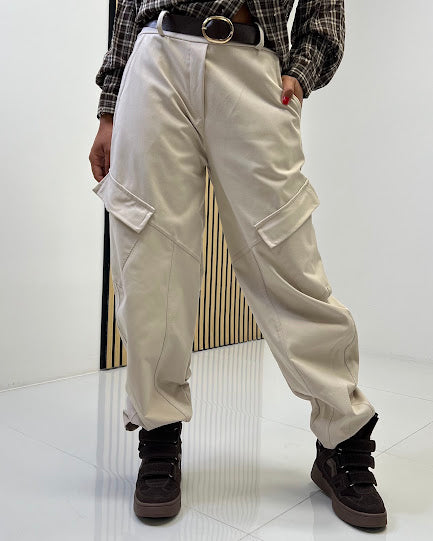 Sottosopra gm64 pantalone balloon prugna taglia unica