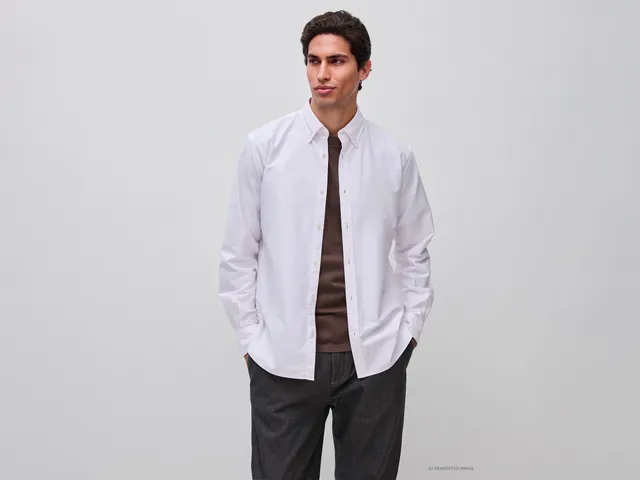 United Colors of Benetton Camicia righe cotone taglia M