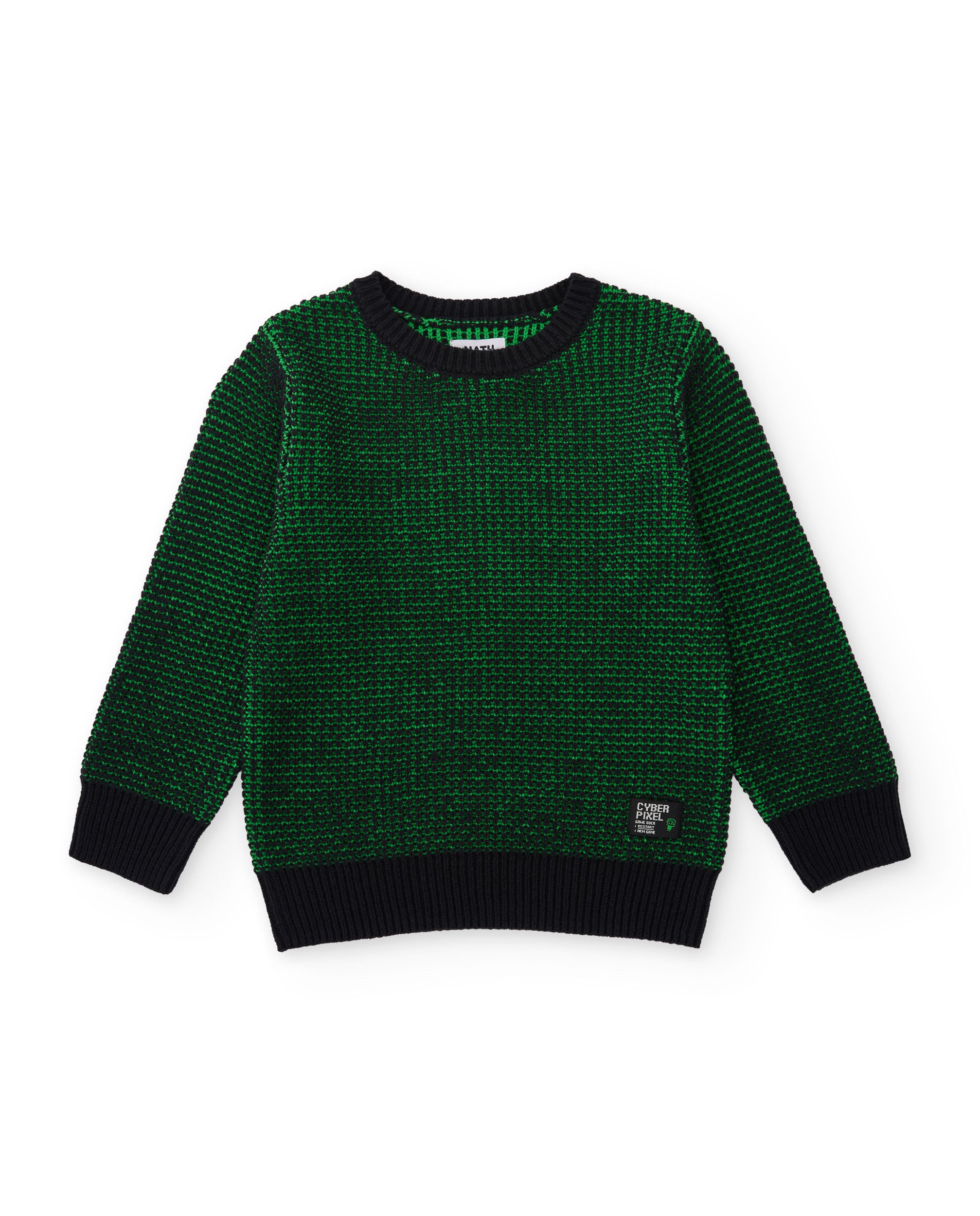 TucTuc Maglione tricot bambino collo rotondo verde