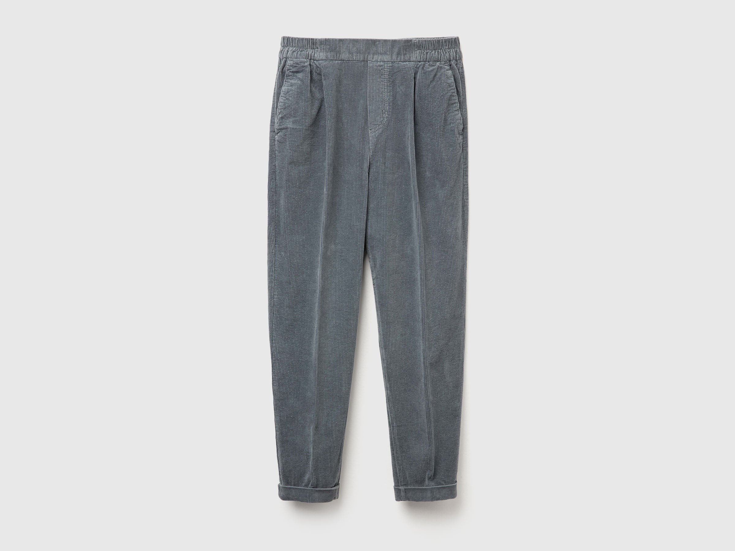 United Colors of Benetton Trousers chinos velluto cotone donna