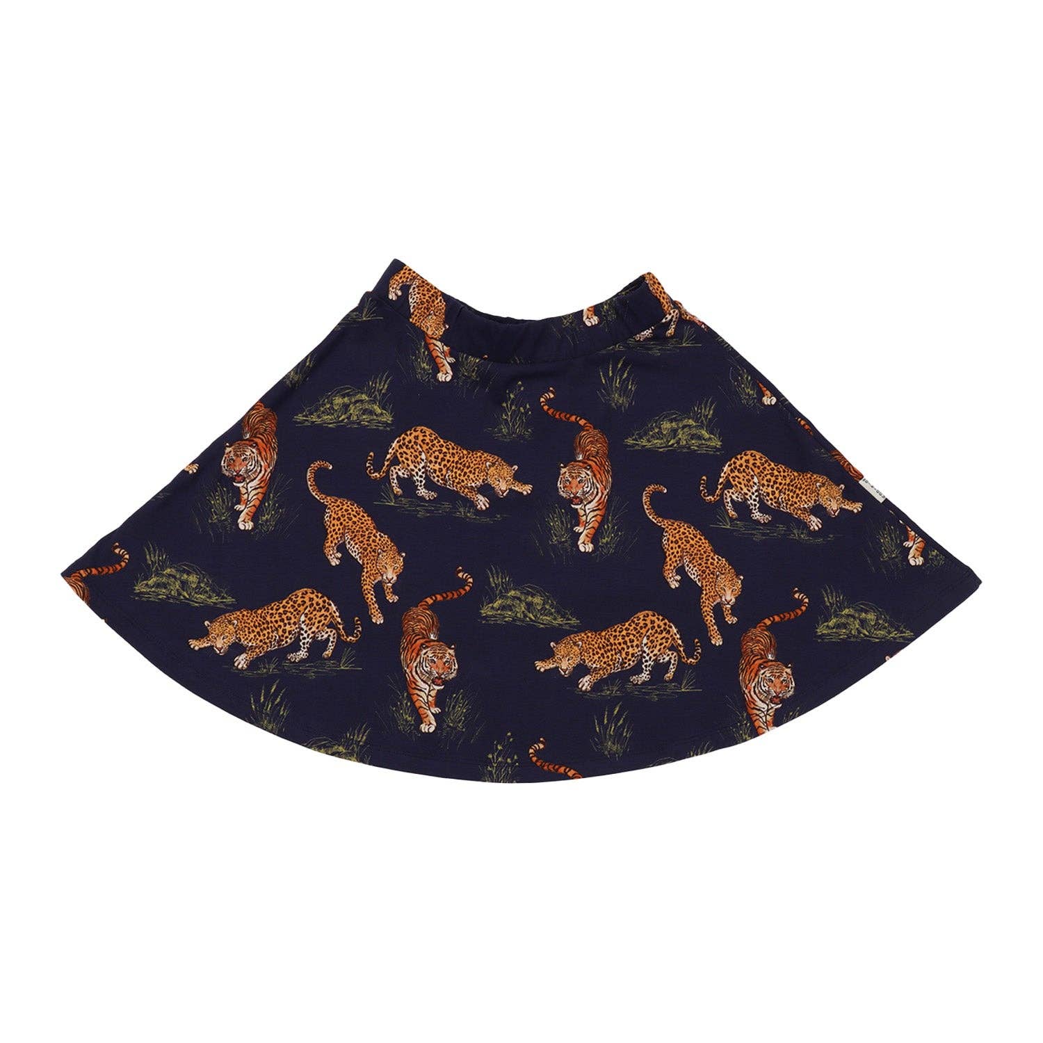Walkiddy gonna Tigri e Leopardi cotone biologico 4-5 anni