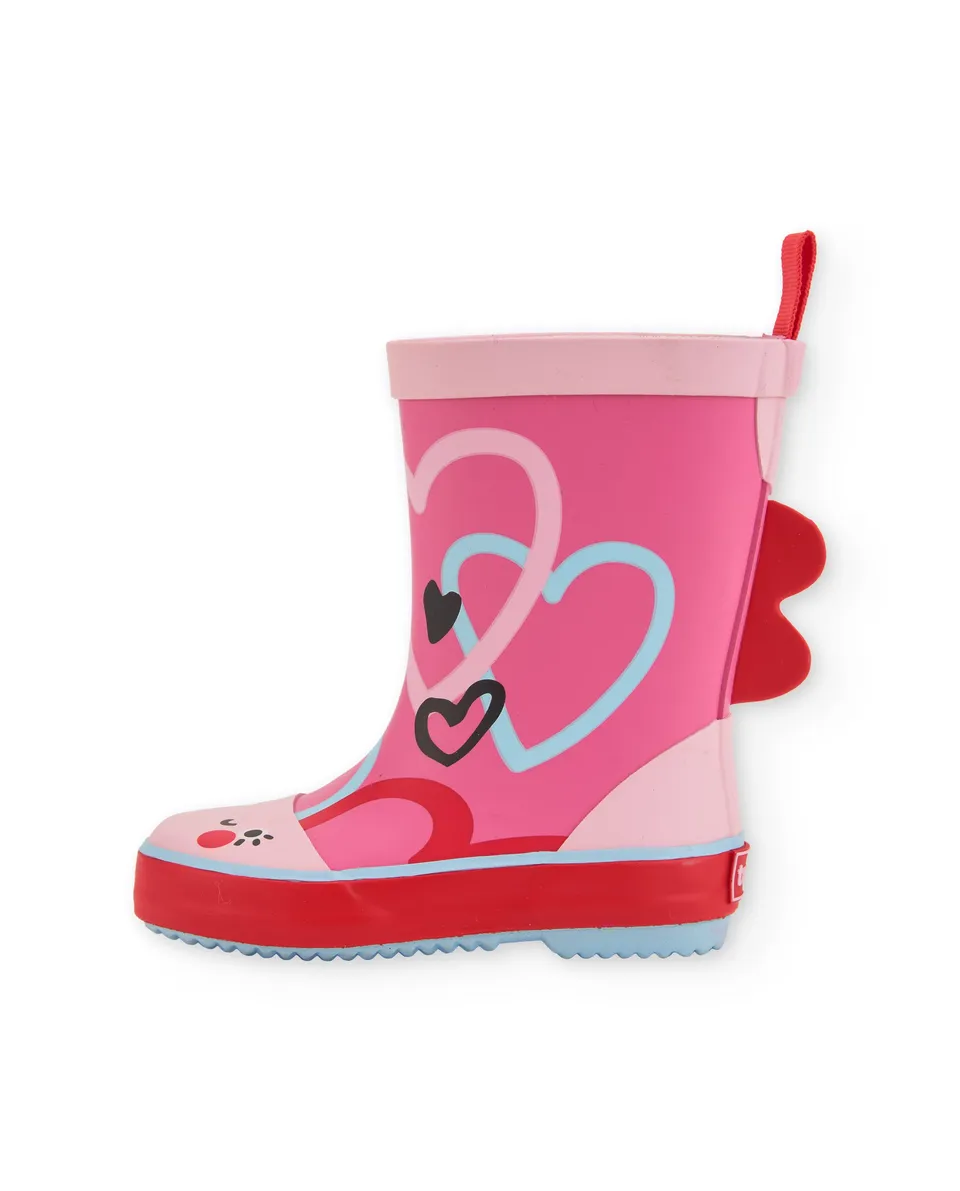 TucTuc Calzature Stivali Pioggia Cuori Rosa 22-30