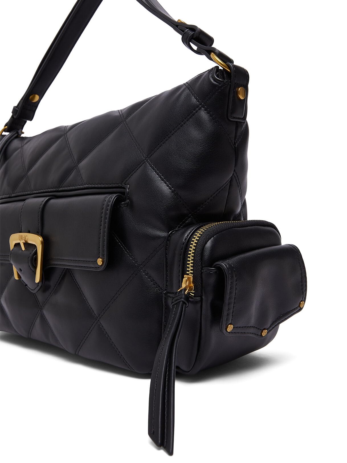 Liu Jo Borse Hobo 22222 Matelassé T_U_ Nera Media