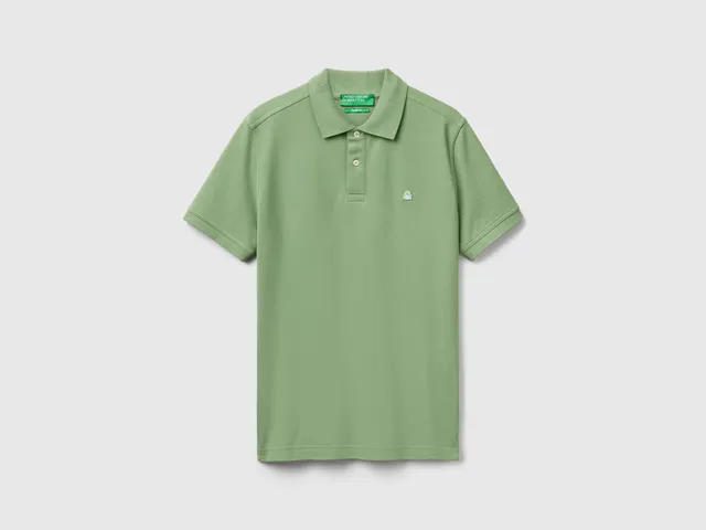 United Colors of Benetton Polo Regular Fit Cotone Bio Manica Corta