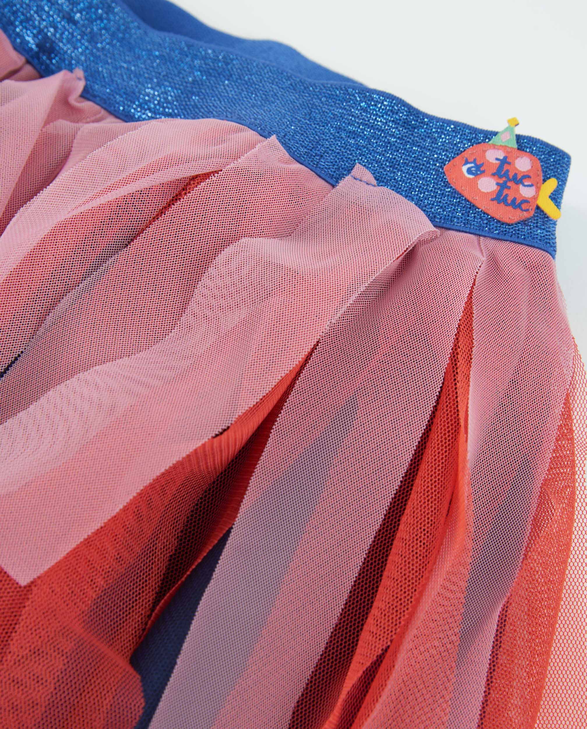 TucTuc Gonne Bimba Tulle Rosso 6 Mesi-10 Anni Voluminosa