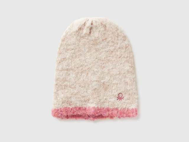 United Colors of Benetton cappello lana bordo contrasto S-L