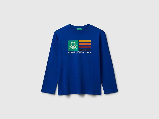 United Colors of Benetton T-Shirts t-shirt manica lunga S cotone bio
