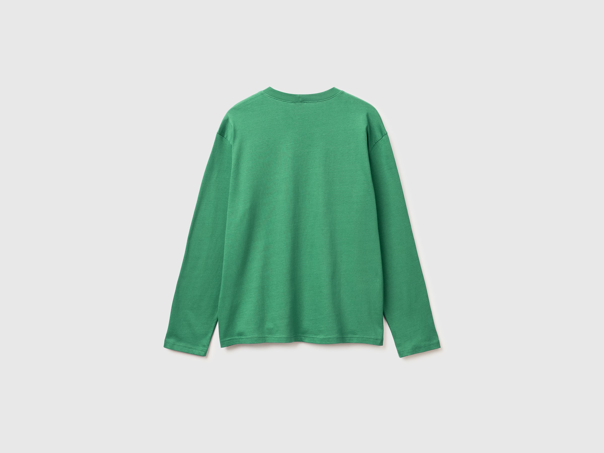 United Colors of Benetton T-Shirts maglietta cotone maniche lunghe