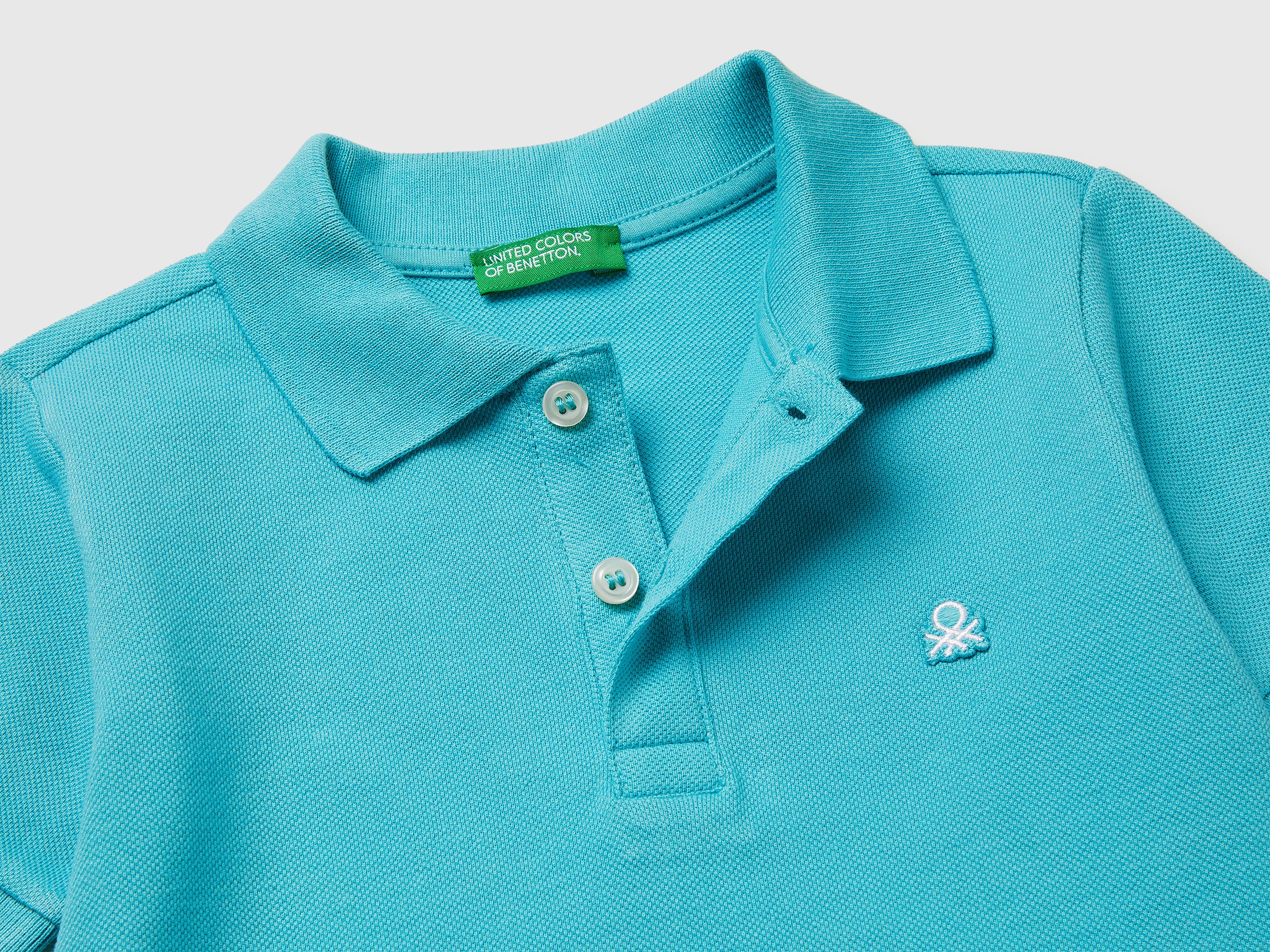 United Colors of Benetton Polos polo cotone bio manica corta bimbo