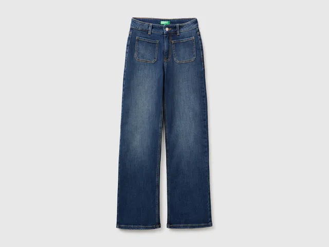 United Colors of Benetton Jeans dritti straight 28 cotone elasticizzato