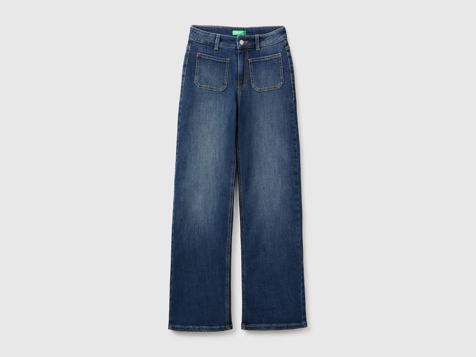 United Colors of Benetton Jeans dritti straight 28 cotone elasticizzato