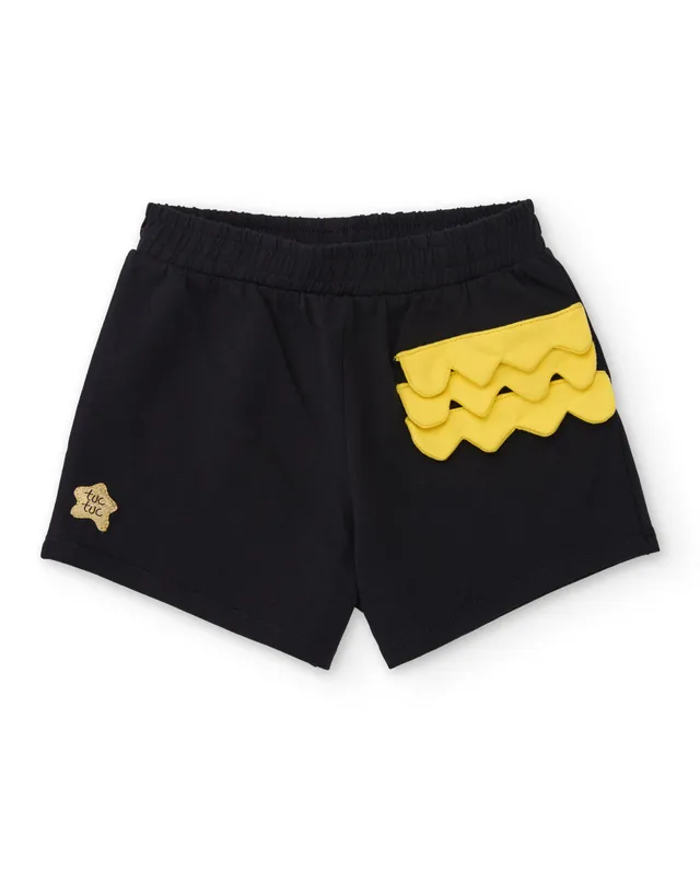 TucTuc Bermuda Shorts Nero Jersey 6M-10A Onde
