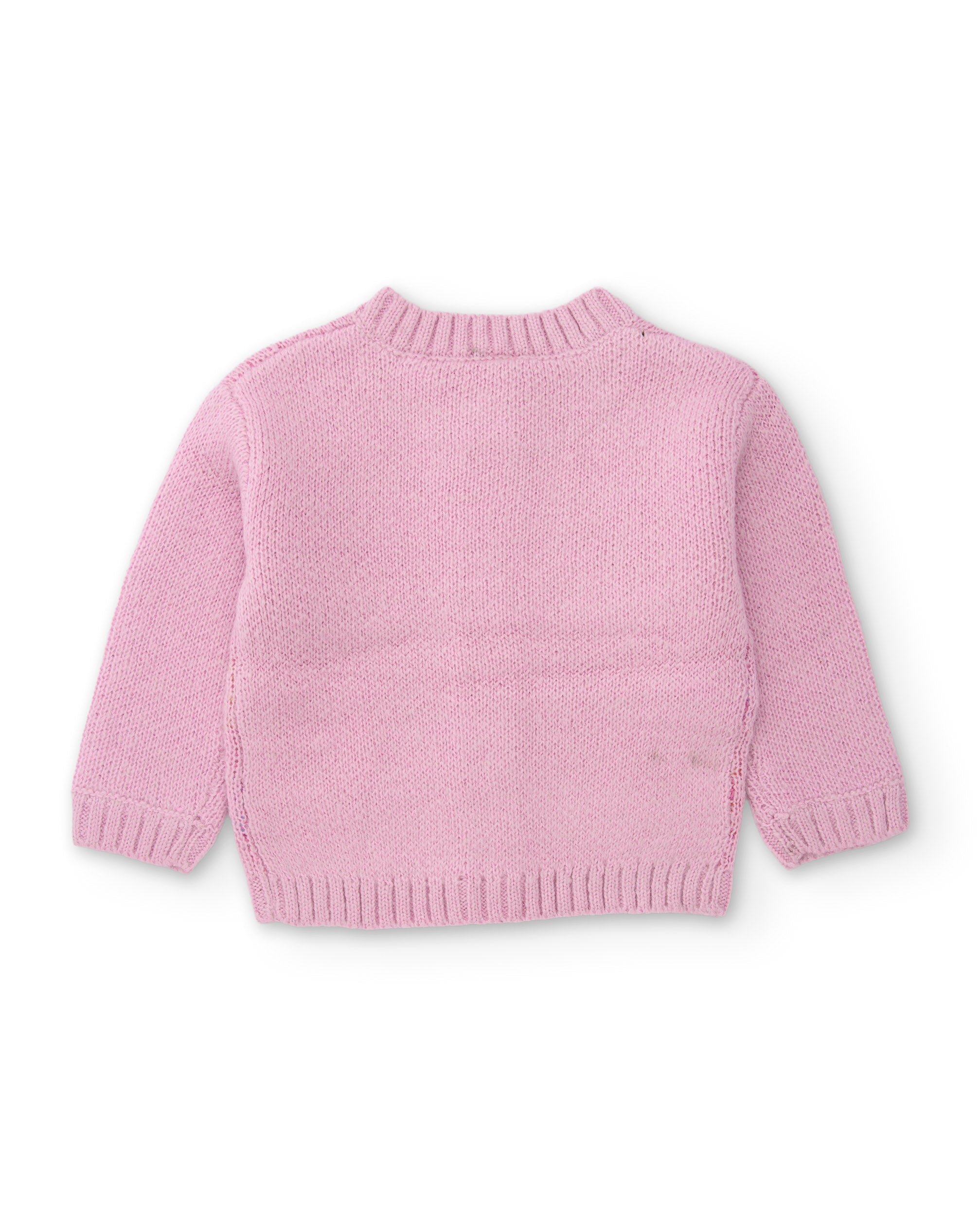 TucTuc Maglioni Giacca Bimba Rosa Tricot Bottoni