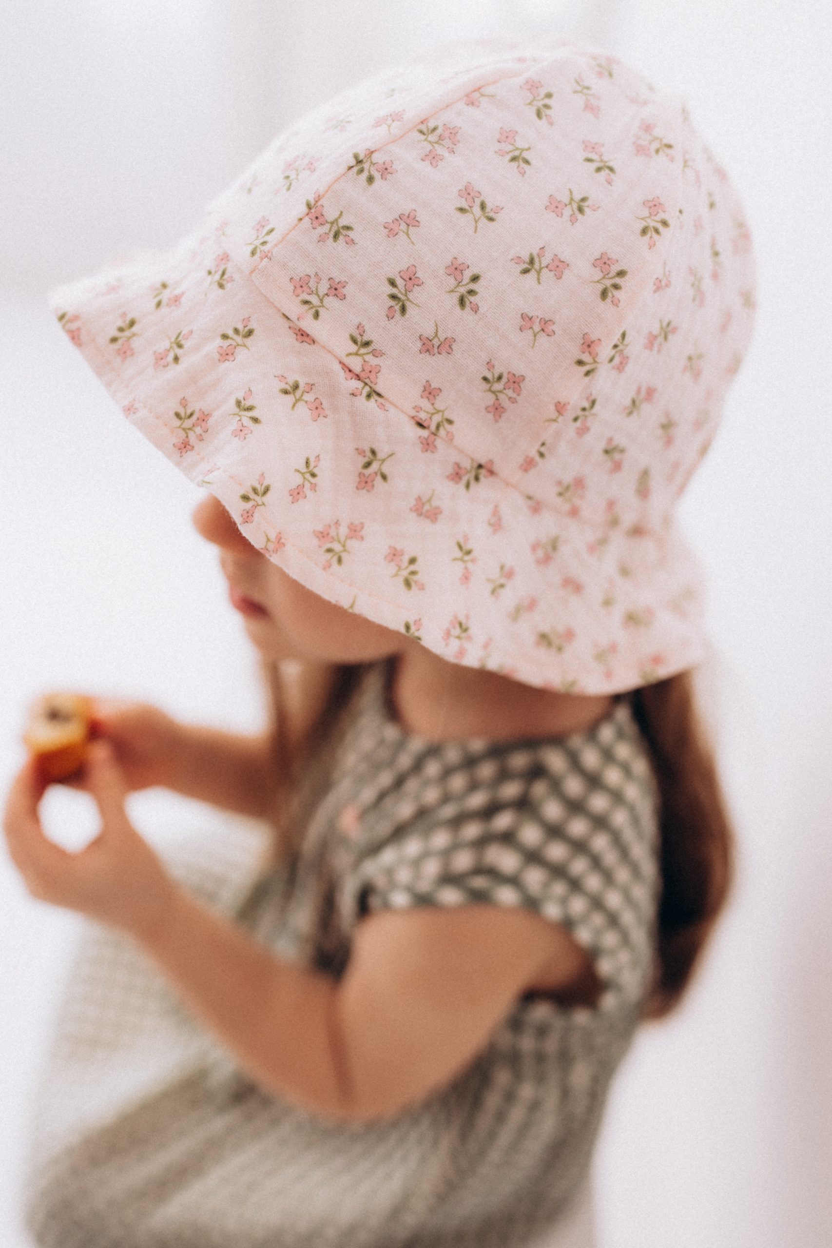 Woolly Organic Sun Hat cappello bambini mussola cotone bio