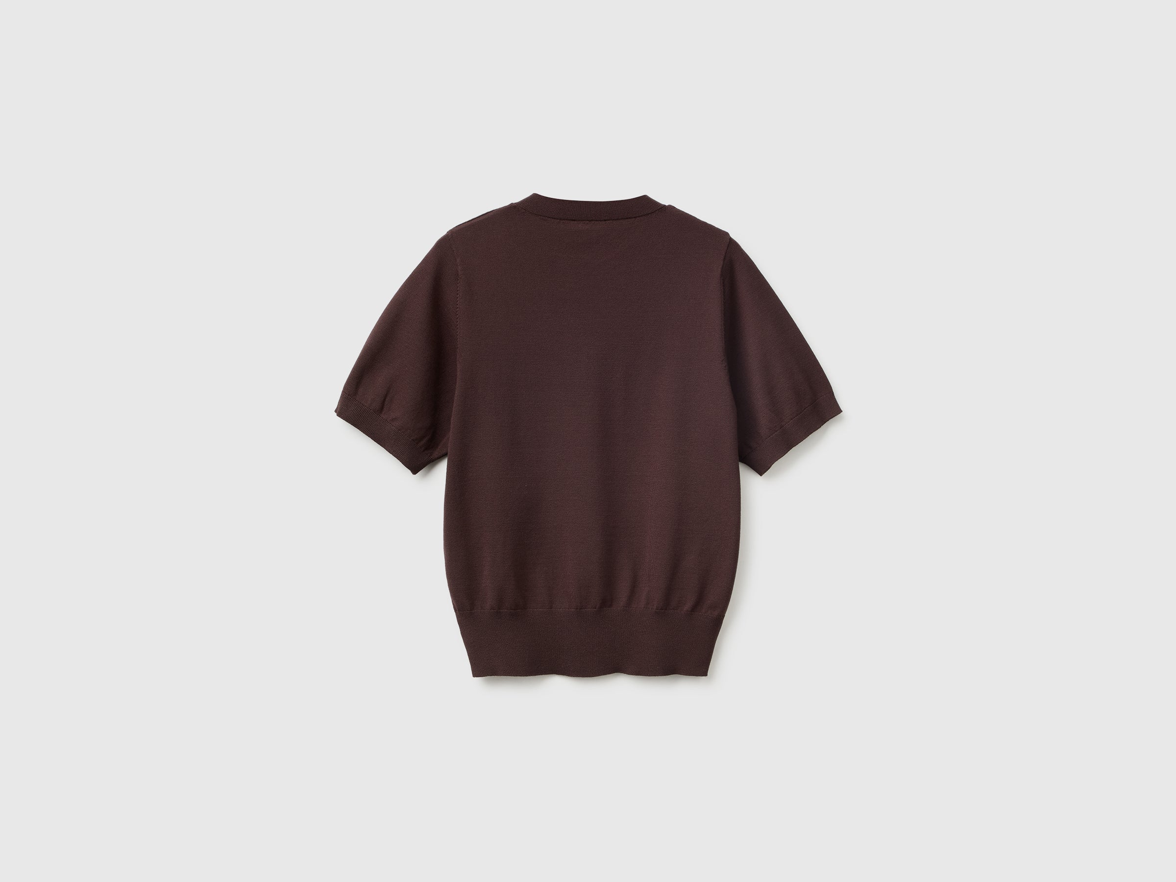 United Colors of Benetton Short-sleeved tricot sweater maglione viscosa