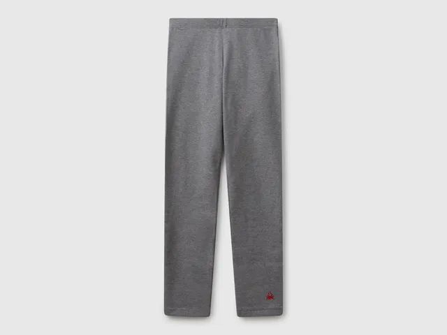 Benetton Trousers Leggings elasticizzati cotone con logo