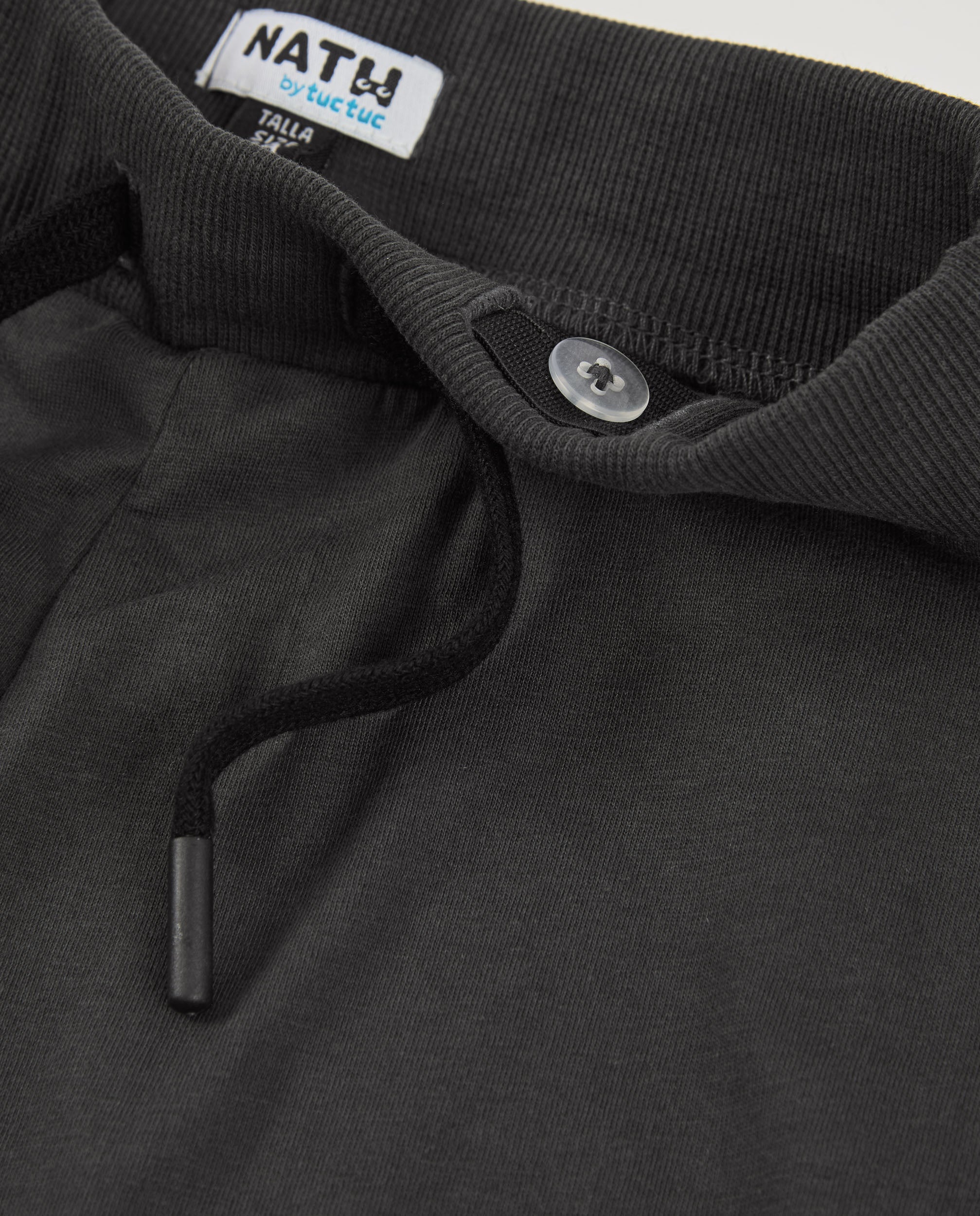 TucTuc Bermuda Pantaloncino Maglia Bimbo Grigio Scuro Elastico