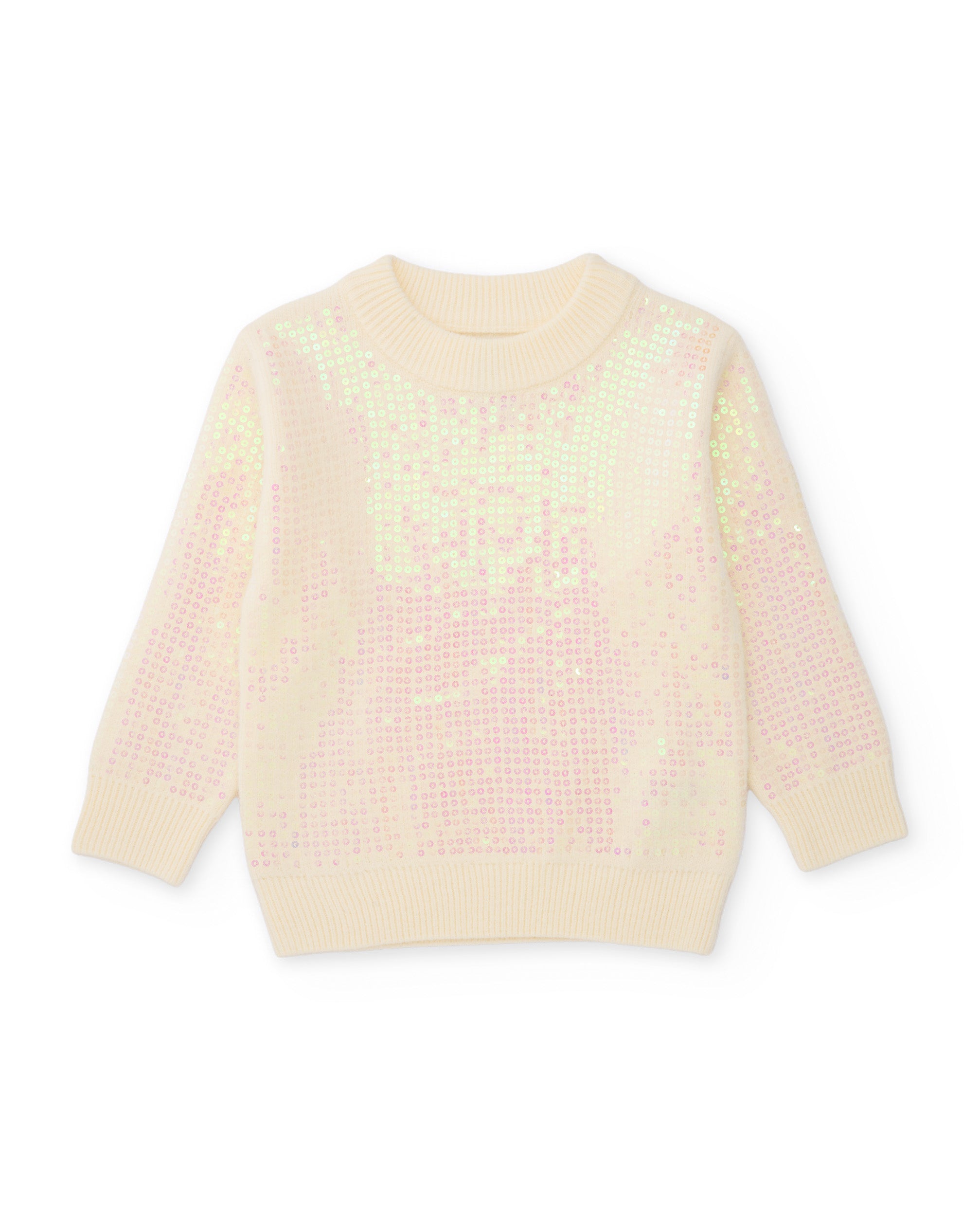TucTuc Maglioni maglione bambina crudo paillettes girocollo