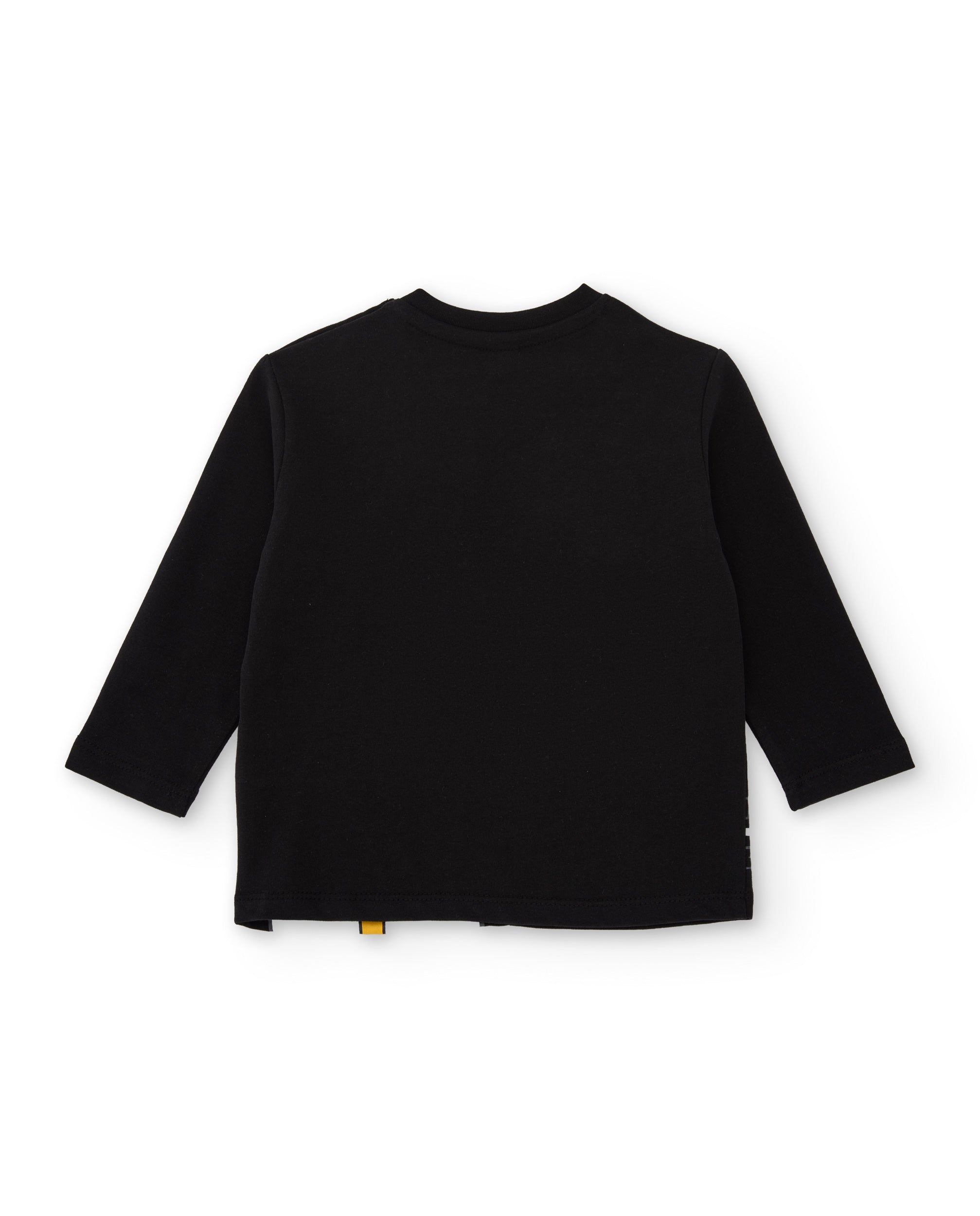 TucTuc Magliette t-shirt bambino nera maniche lunghe