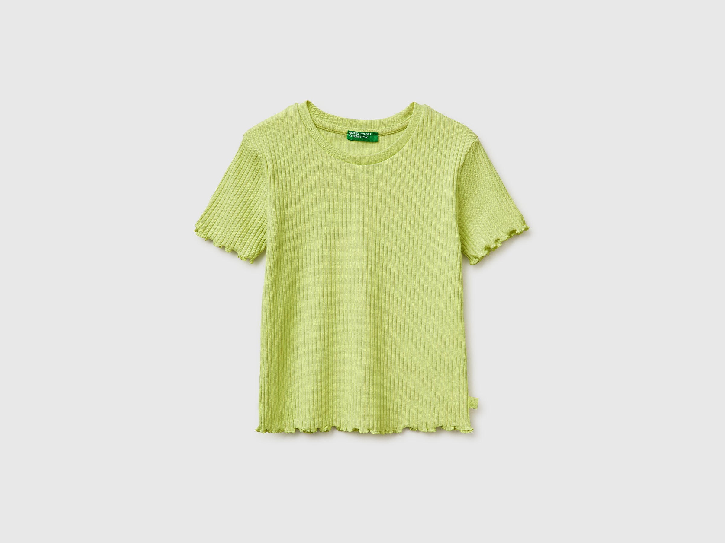 United Colors of Benetton T-shirt slim costine cotone bio M