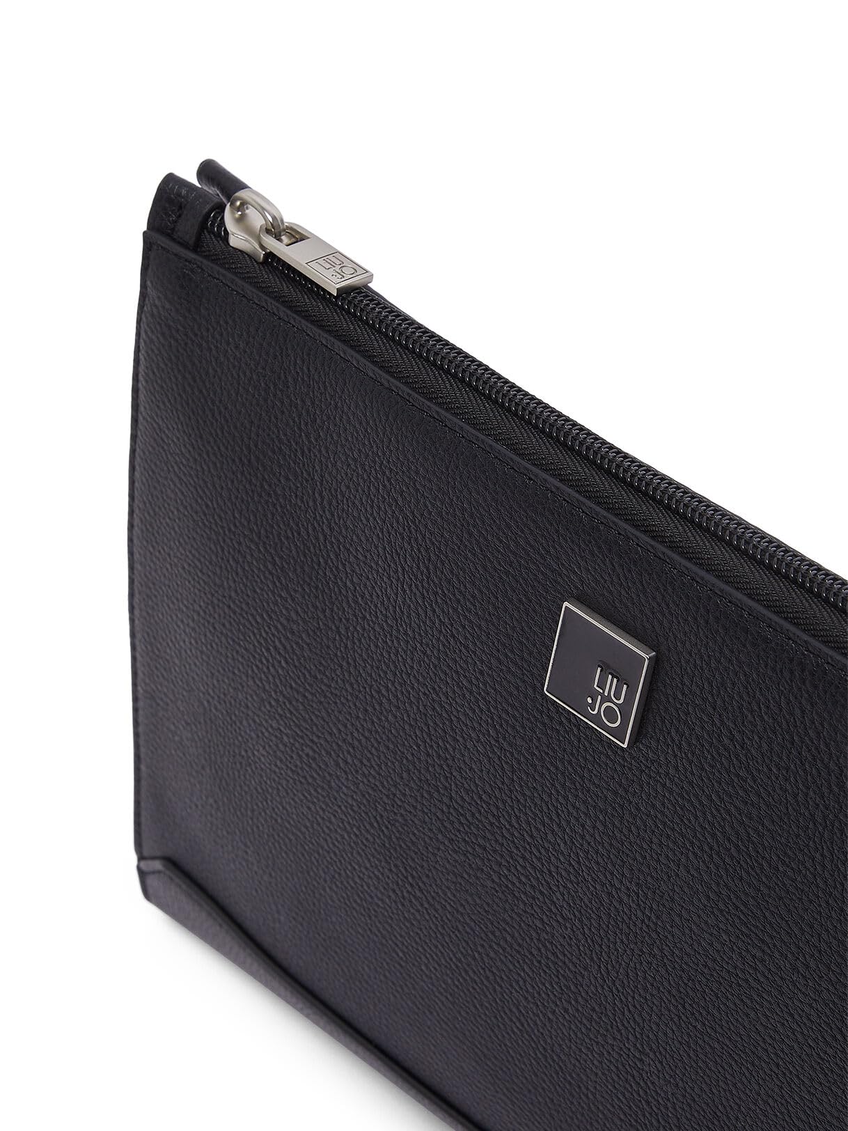 Liu Jo Pochette Uomo Nera 19x26 con Tracolla e Zip