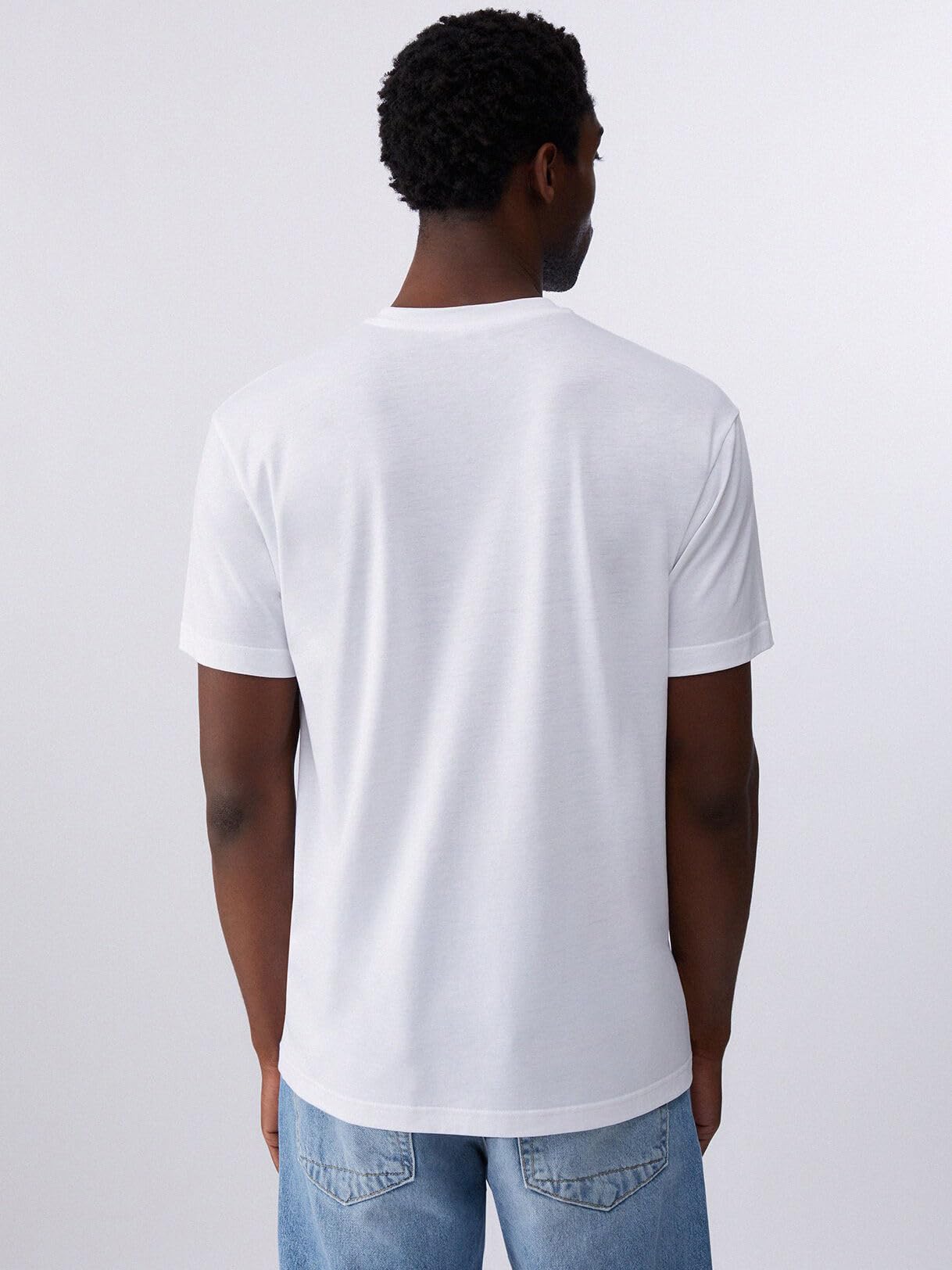 Liu Jo Baby Scollo a V T-Shirt Cotone Comoda