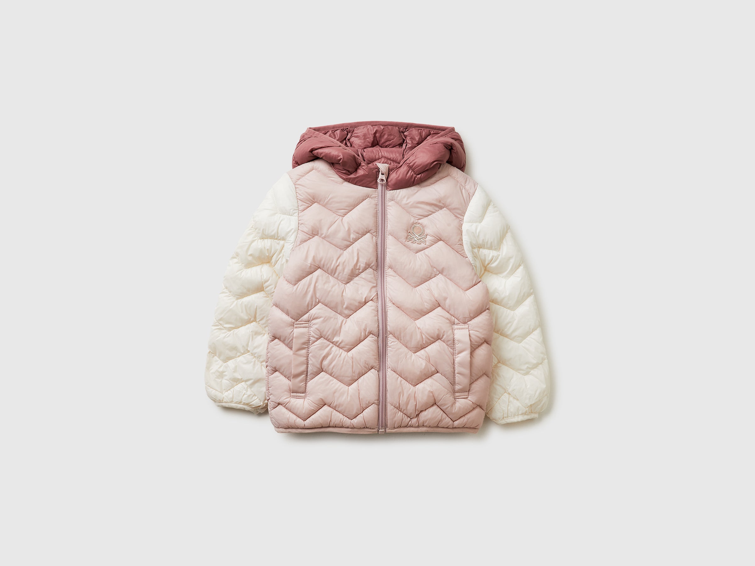 United Colors of Benetton piumino cappuccio giacca nylon bimbo 116