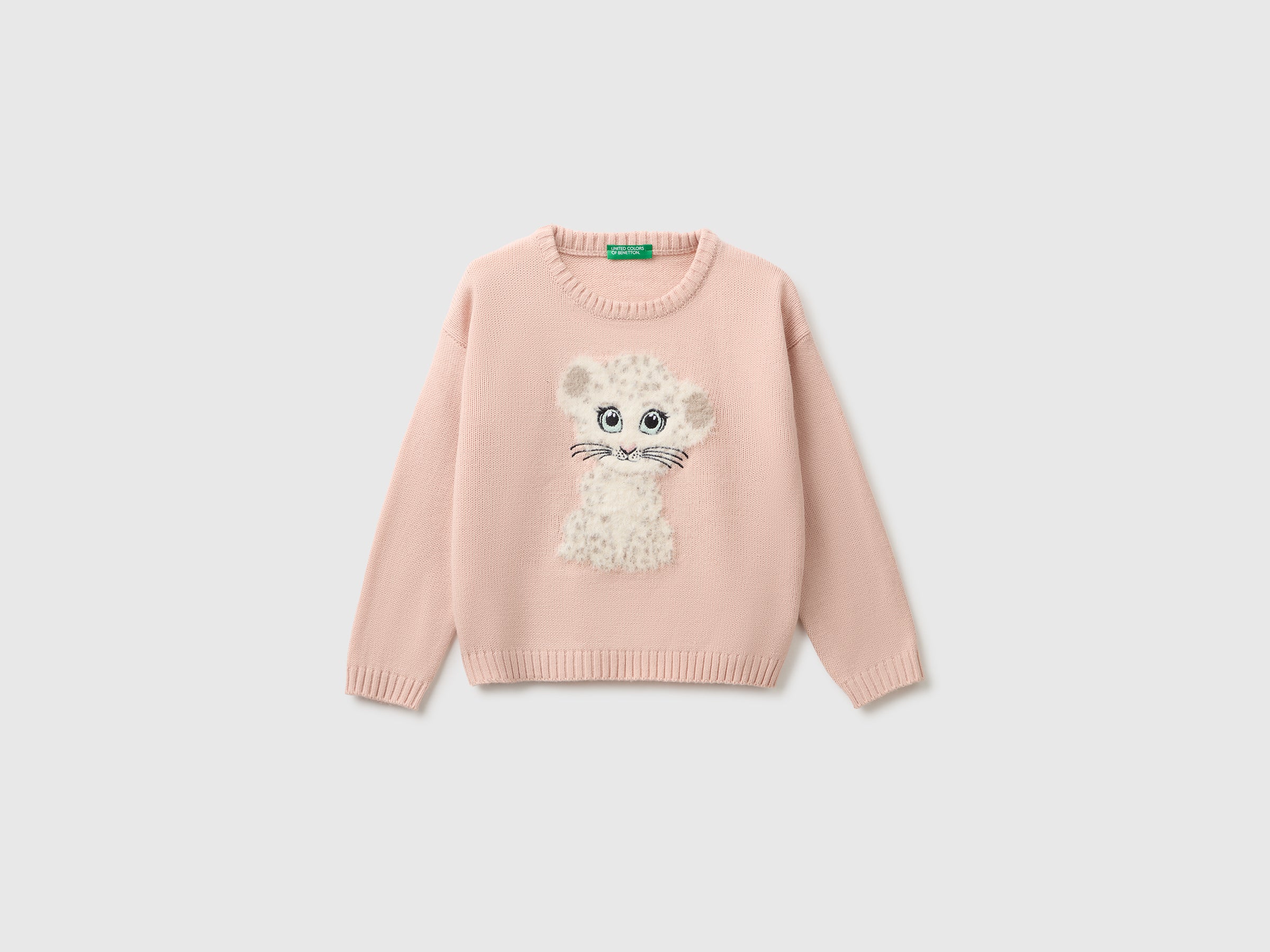 United Colors of Benetton Maglione Bimbo Ricamo Animale 98