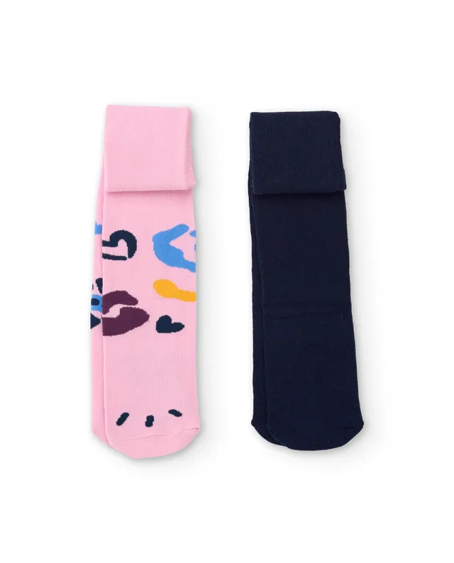 TucTuc Accessori Collant Bambina Maglia Rosa Fantasia