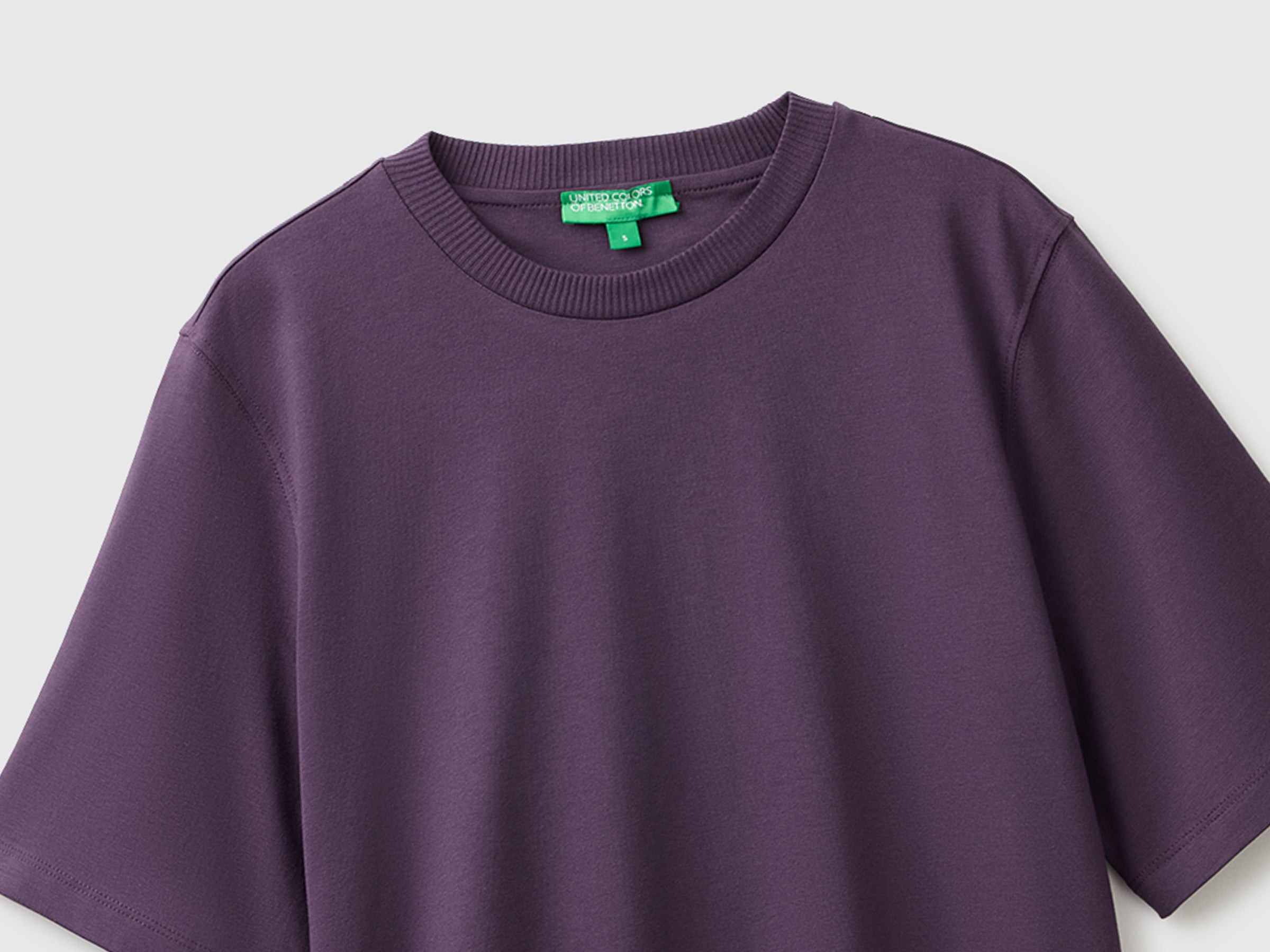 United Colors of Benetton T-Shirt Cotone Boxy Fit Manica Corta