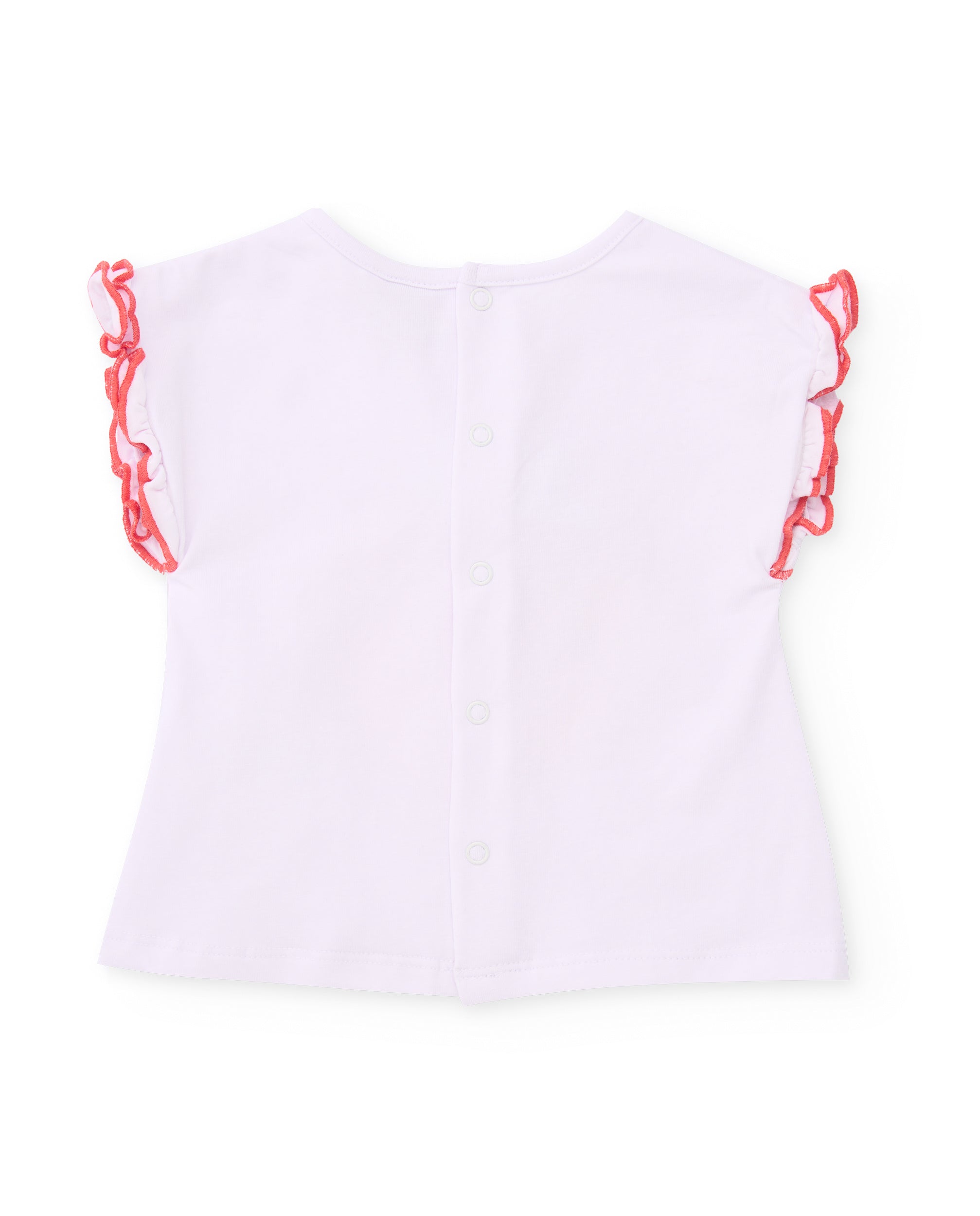 TucTuc Completi Set Neonato Bianco Cotone Fragola