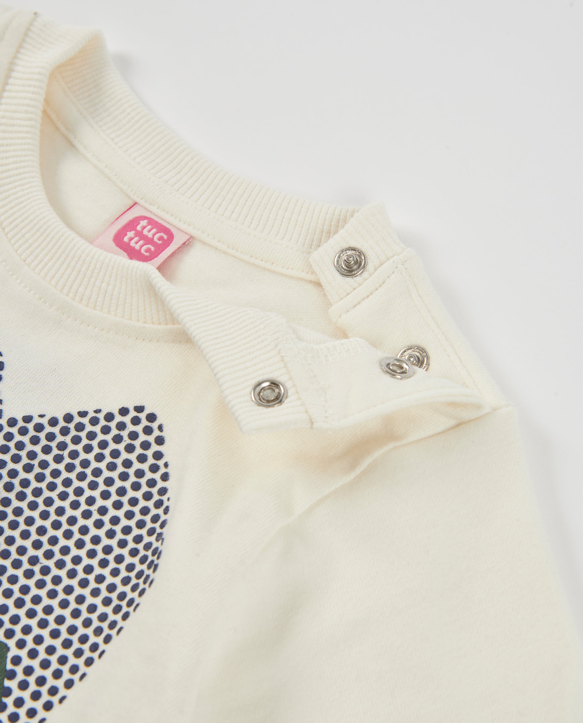 TucTuc Magliette maglietta bambino ecru grafica jersey