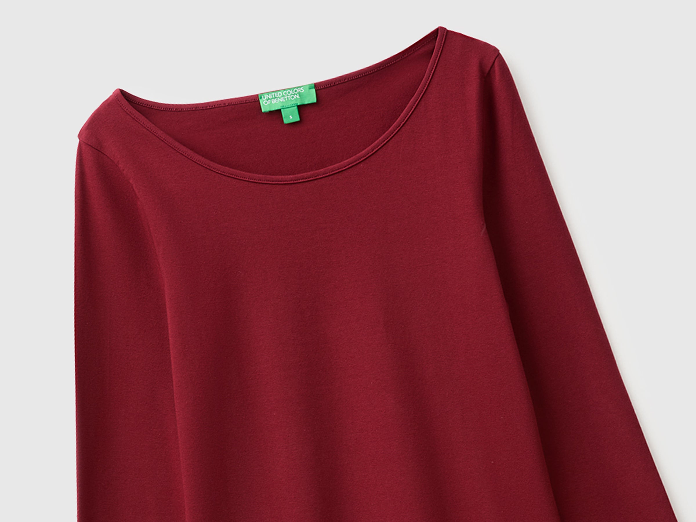 United Colors of Benetton T-Shirts maglietta cotone manica lunga