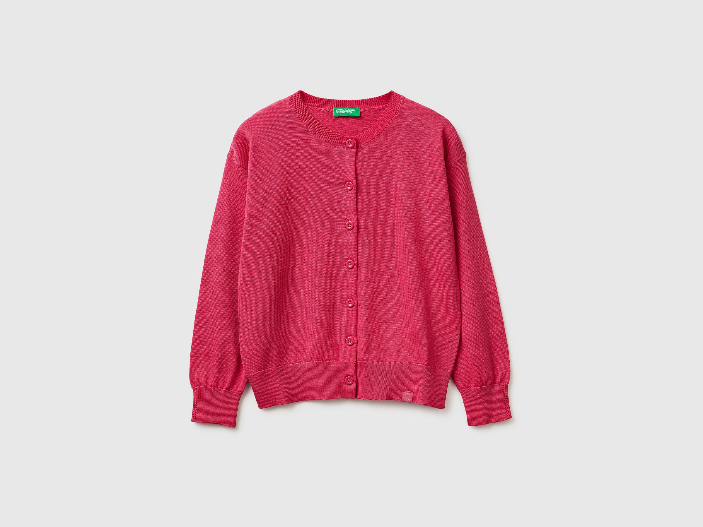 United Colors of Benetton 19DKC500Z Cardigan bimba cotone modal