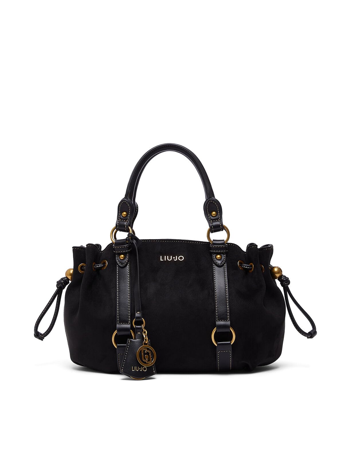Liu Jo Borse Borsa piccola con coulisse borsetta nero microfibra