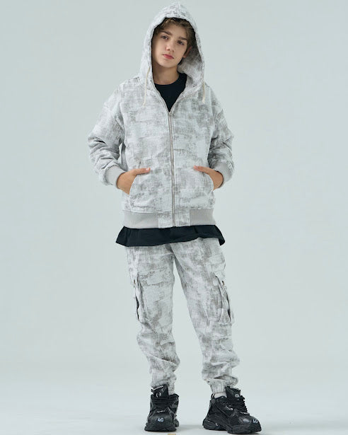 Sottosopra Duca Homme AN606070G felpa zip nera 12 anni velluto