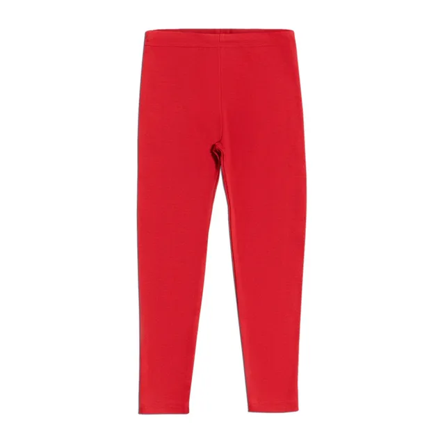Leela Leggings Rosso bimba cotone bio 86-92 cm