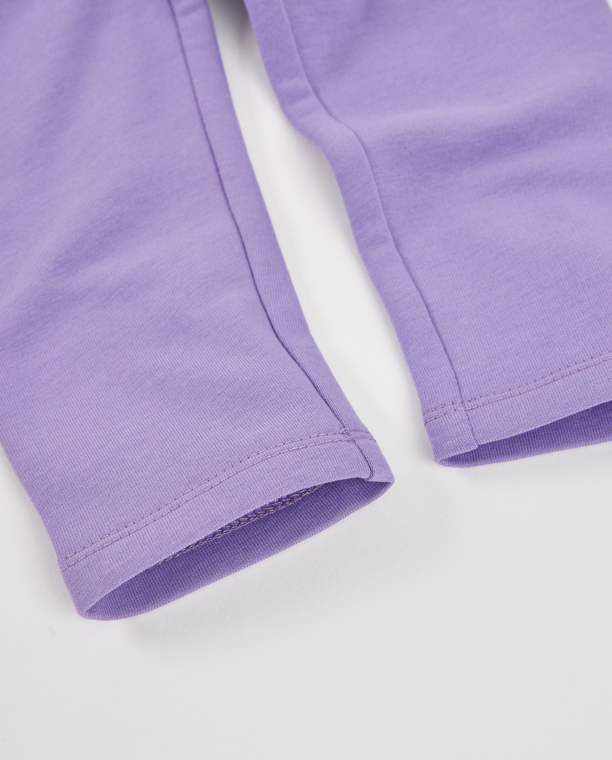 TucTuc Leggings felpa bambina lilla elasticizzato