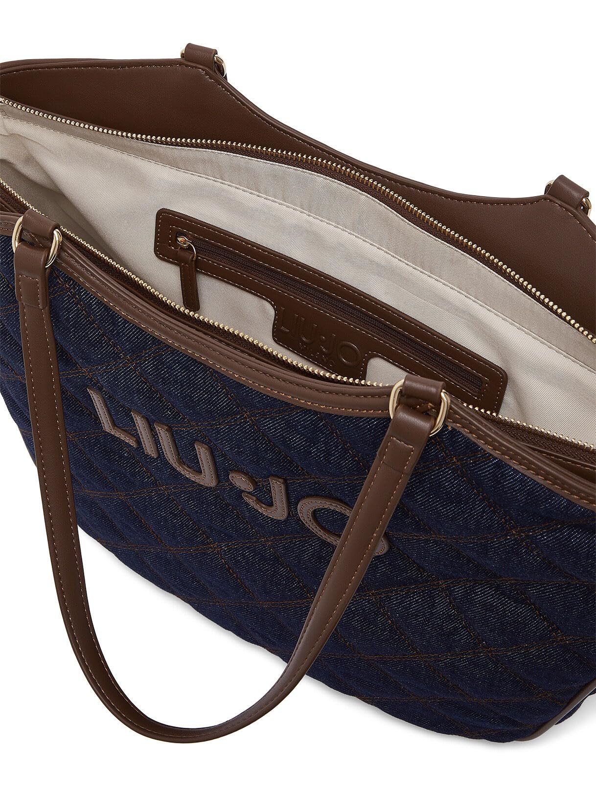 Liu Jo Borse Tote 00770 Denim Matelassé T_U_ Grande