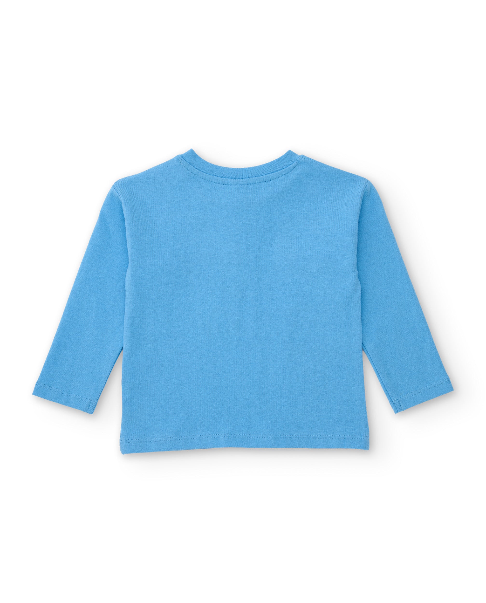 TucTuc Magliette maglia bambina azzurro cuore cotone