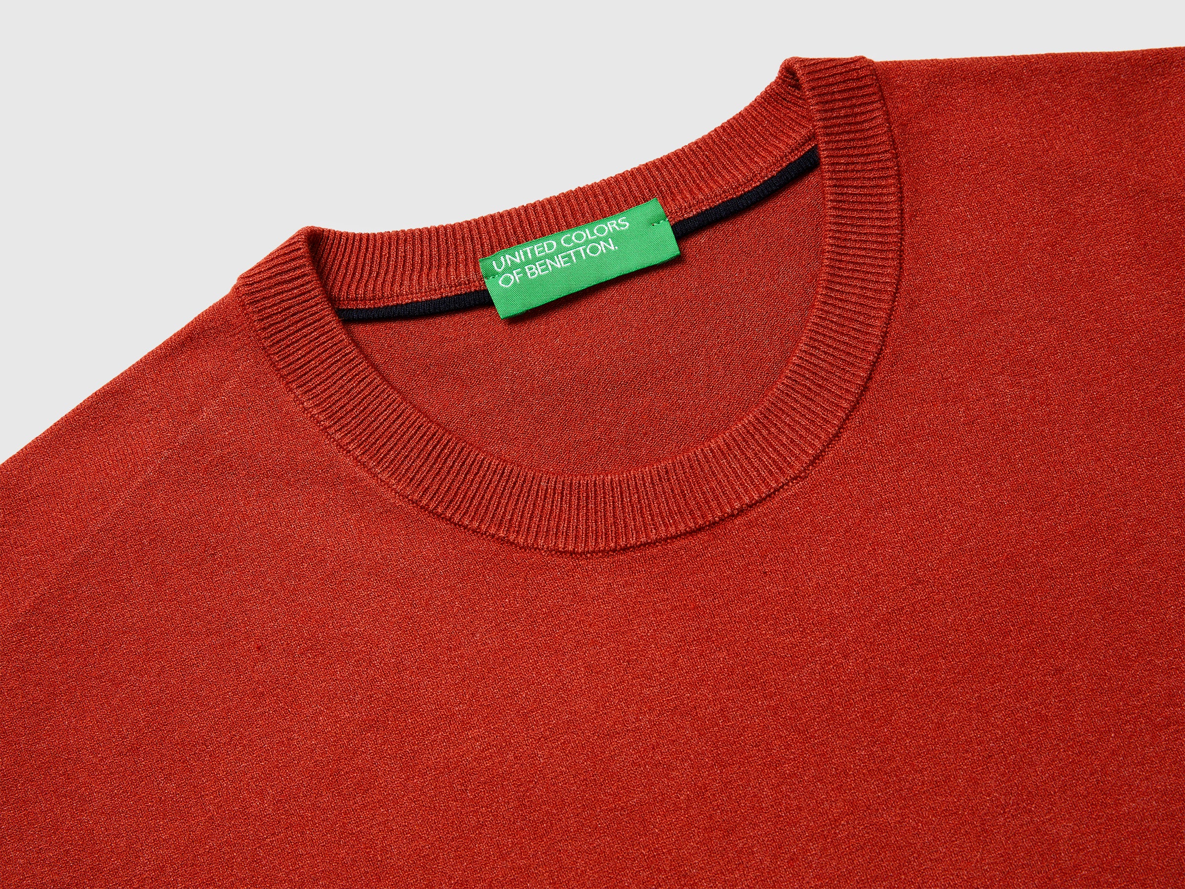 Benetton 110XU10A5 maglione viscosa girocollo maniche lunghe