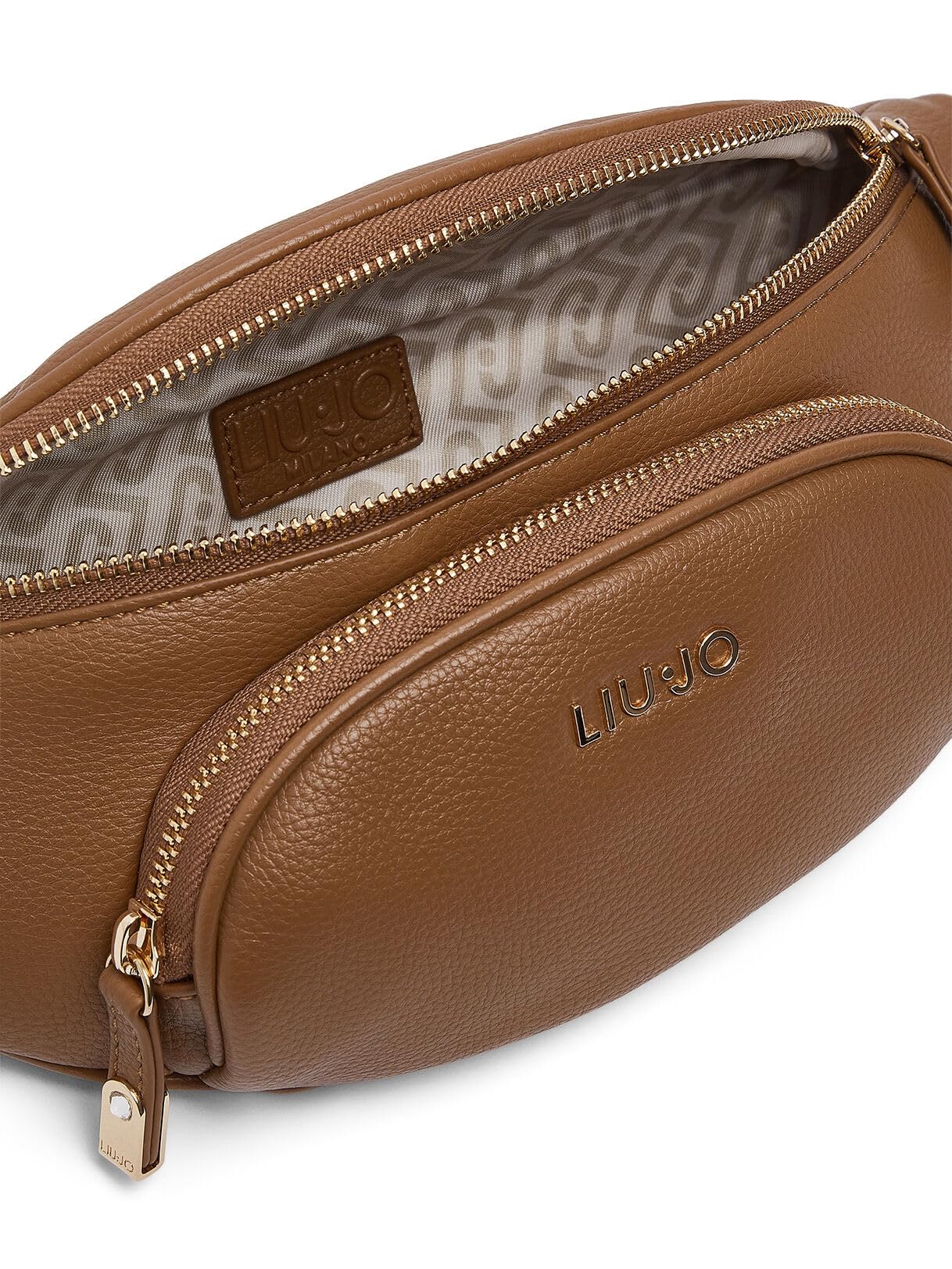 Liu Jo Baby Marsupio Logo marsupio cammello 34 cm zip