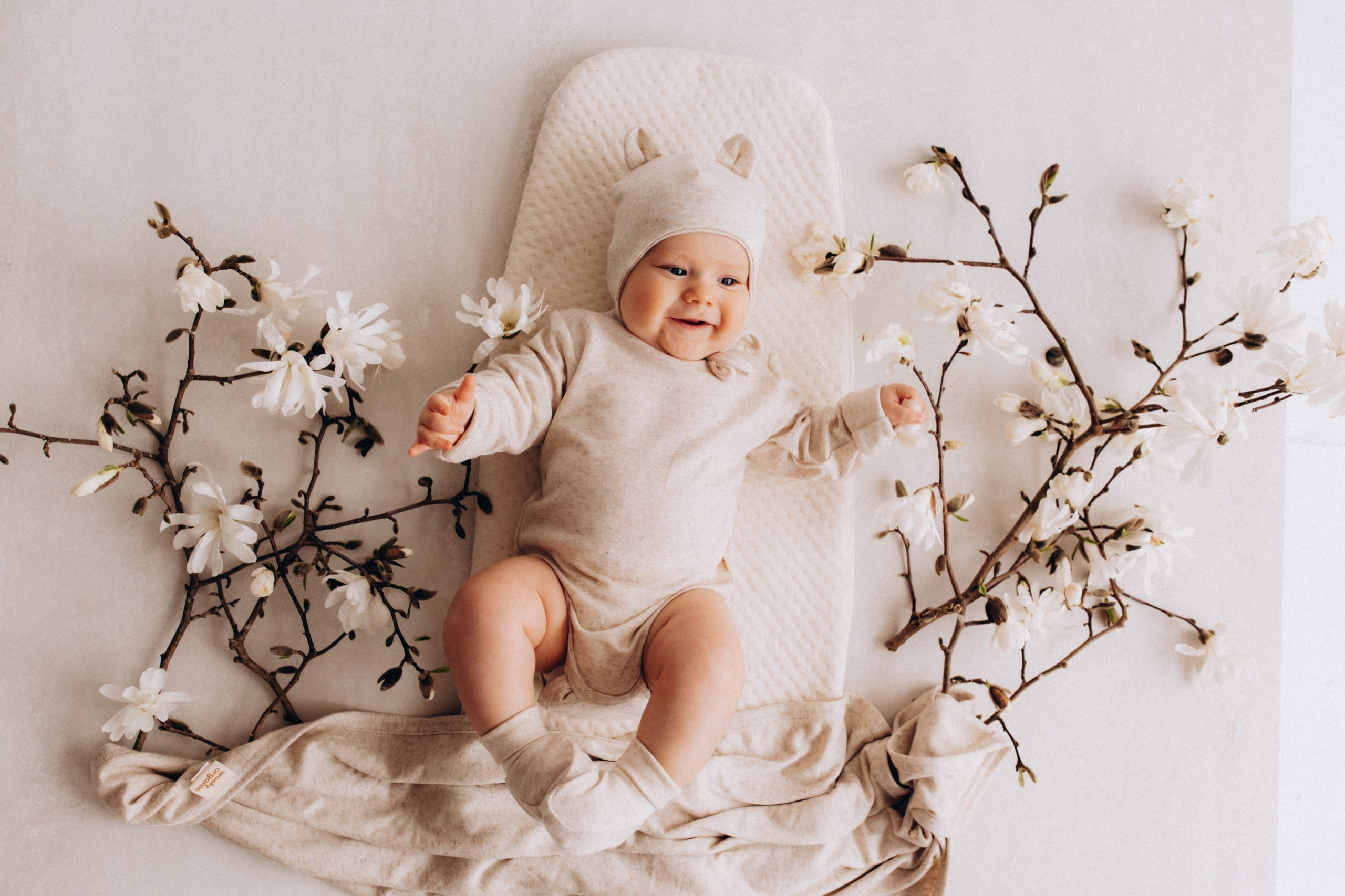 Woolly Organic Baby Booties scarpine tencel traspiranti