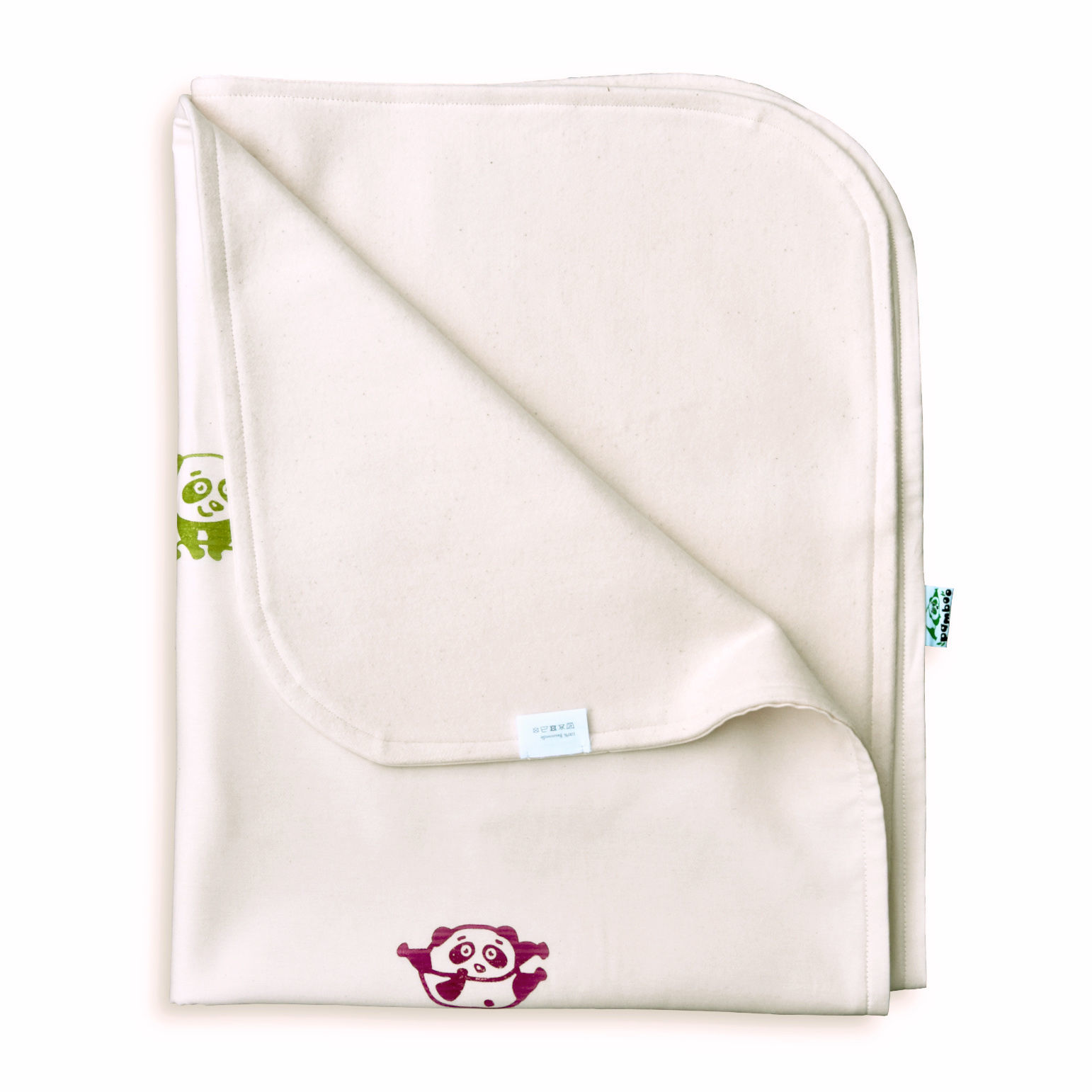 Pamboo Bedlinen coperta lettino 80x100 cotone bio panda
