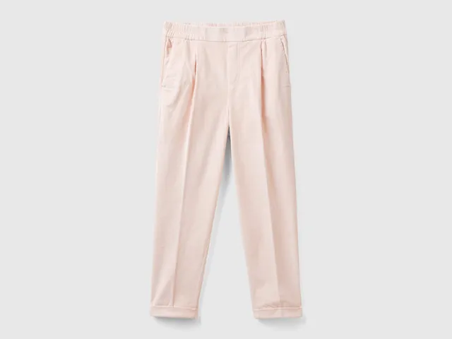 United Colors of Benetton Chinos Pantaloni Velluto Cotone Taglia M